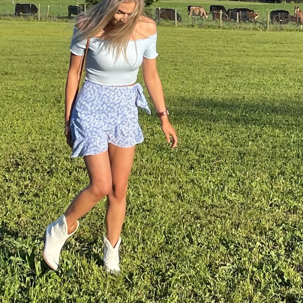 SHEIN | Floral Wrap Skort